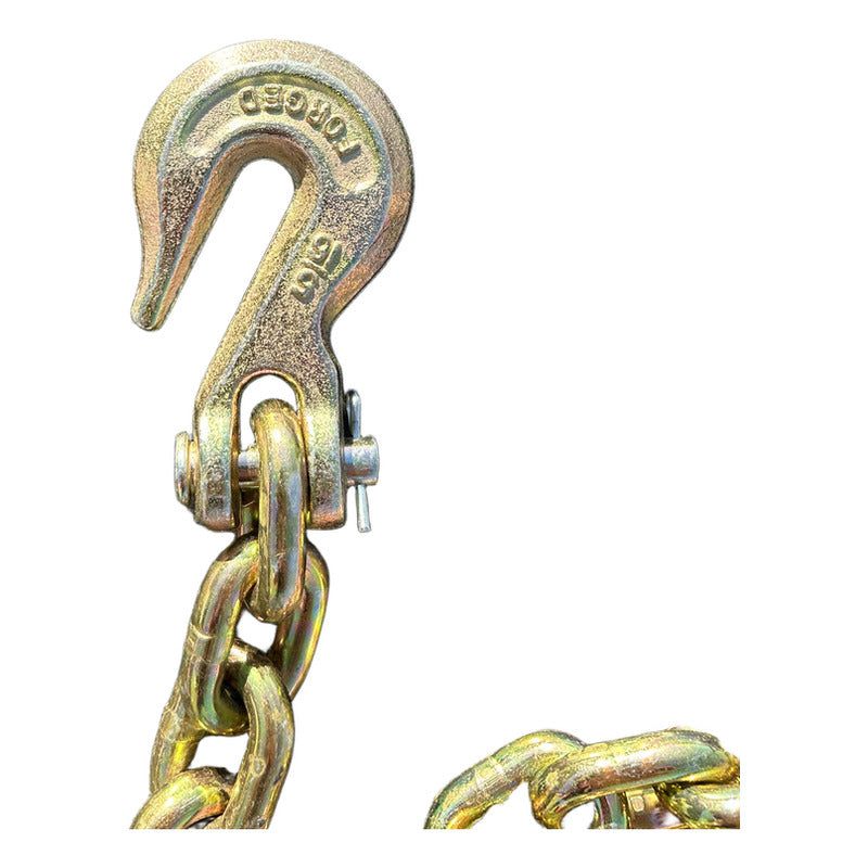 Cadena Con Ganchos 5/16 X 15 Pies Grado 80 Pro Weld Industrial