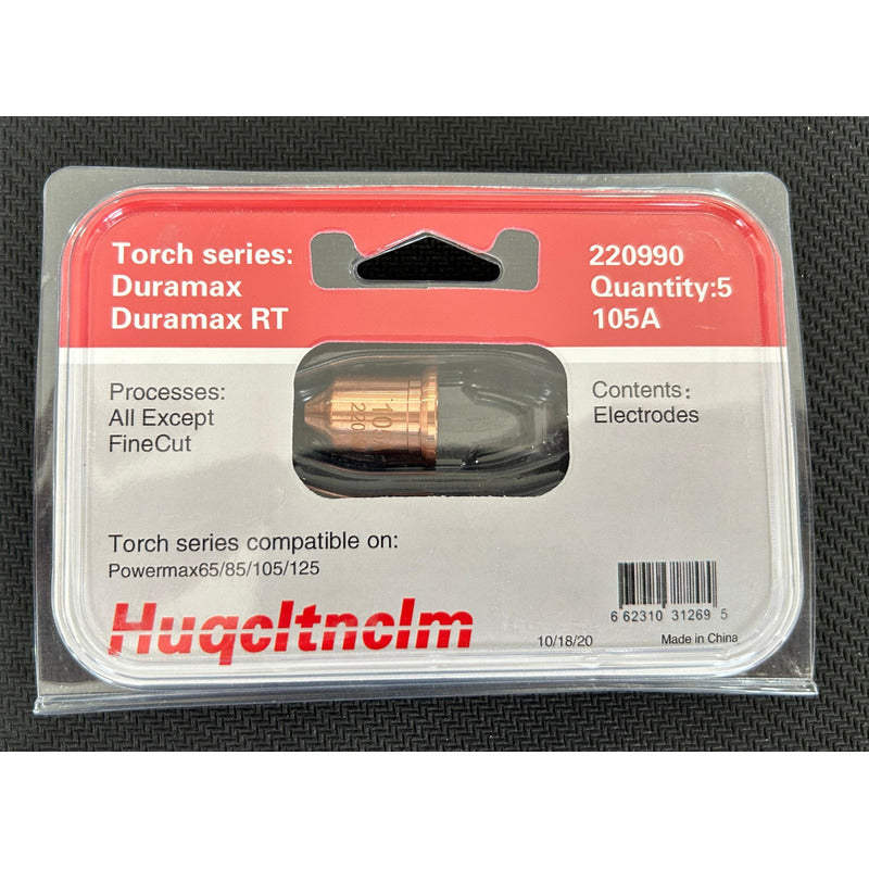 5 Boquillas Para Plasma Hypertherm 220990 De 105 Amps Pro Weld Industrial