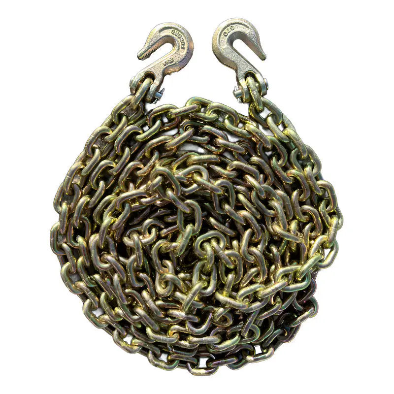 Cadena Con Ganchos 5/16 X 20 Pies Grado 80 Amarillo PW INDUSTRIAL