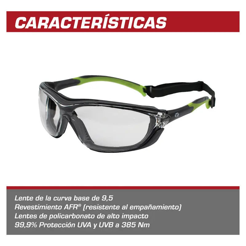 Lentes De Seguridad Comfort Marca Red Force Rf504283 Gris Pro Weld Industrial