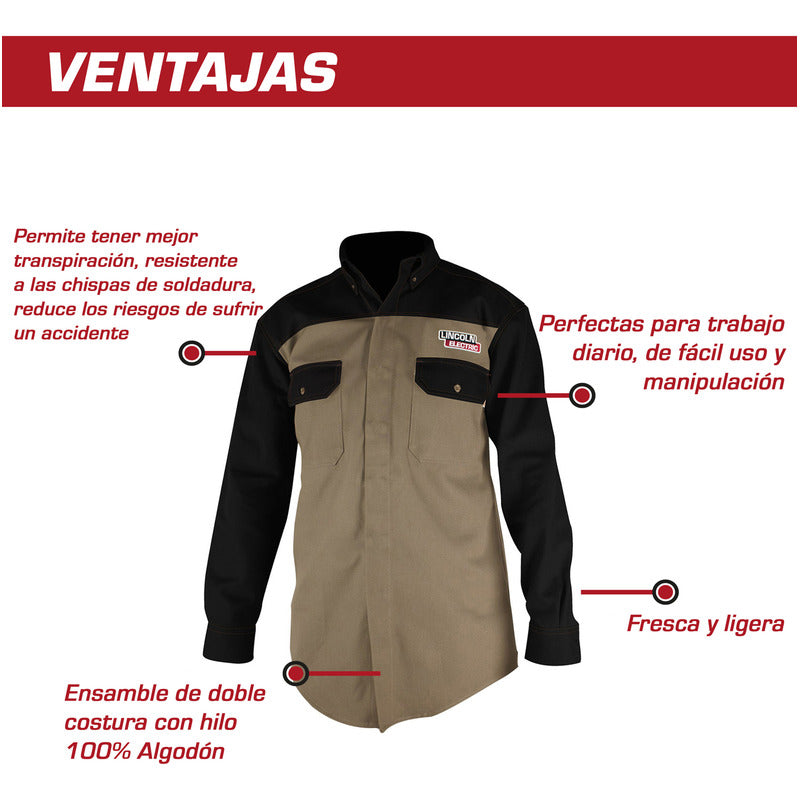 Camisola Para Soldador De Lincoln Electric / Red Force