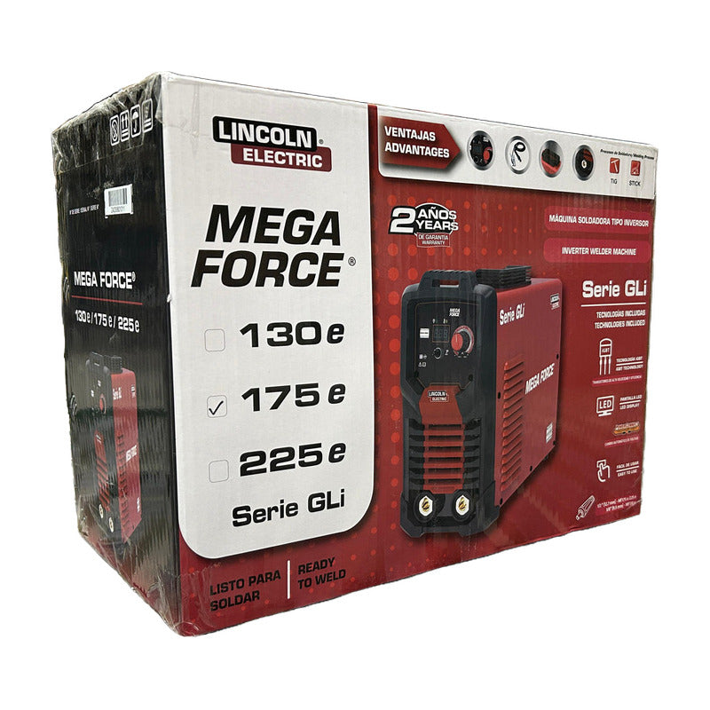 Soldadora Lincoln Electric Mega Force Gli 175 E Pro Weld Industrial