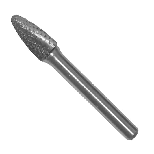 Lima rotativa, tipo SF-3, de 9.5 x 19.1 x 6.4 mm, para desbaste pesado (desbarbado), as¡ como desbaste de soldadura, fundiciones, pl stico, acero e inoxidable Pro Weld Industrial