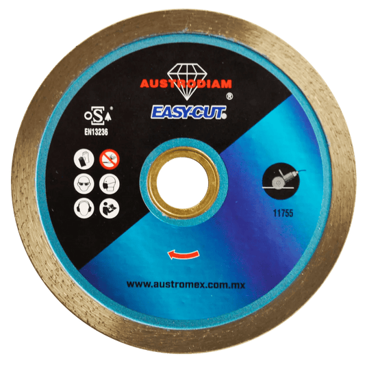 Disco de diamante de 100 x 1.6 x 22.23 mm para corte de materiales de construcci¢n AUSTROMEX