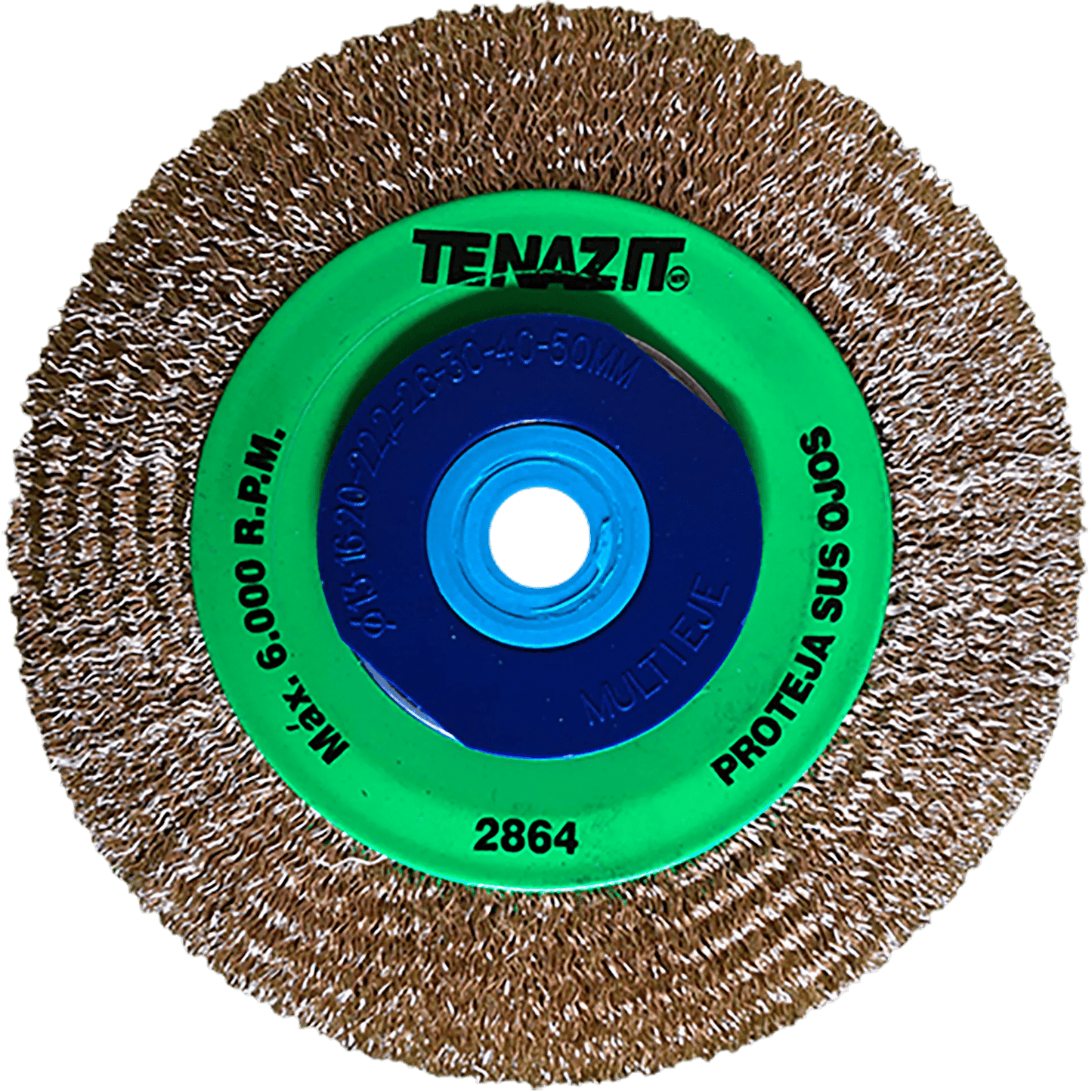 Cepillo circular ondulado de 150 x 0.30 x ME mm para limpieza de superficies met licas y remoci¢n de soldadura, pintura, corrosi¢n, fundici¢n y cualquier adherencia Pro Weld Industrial