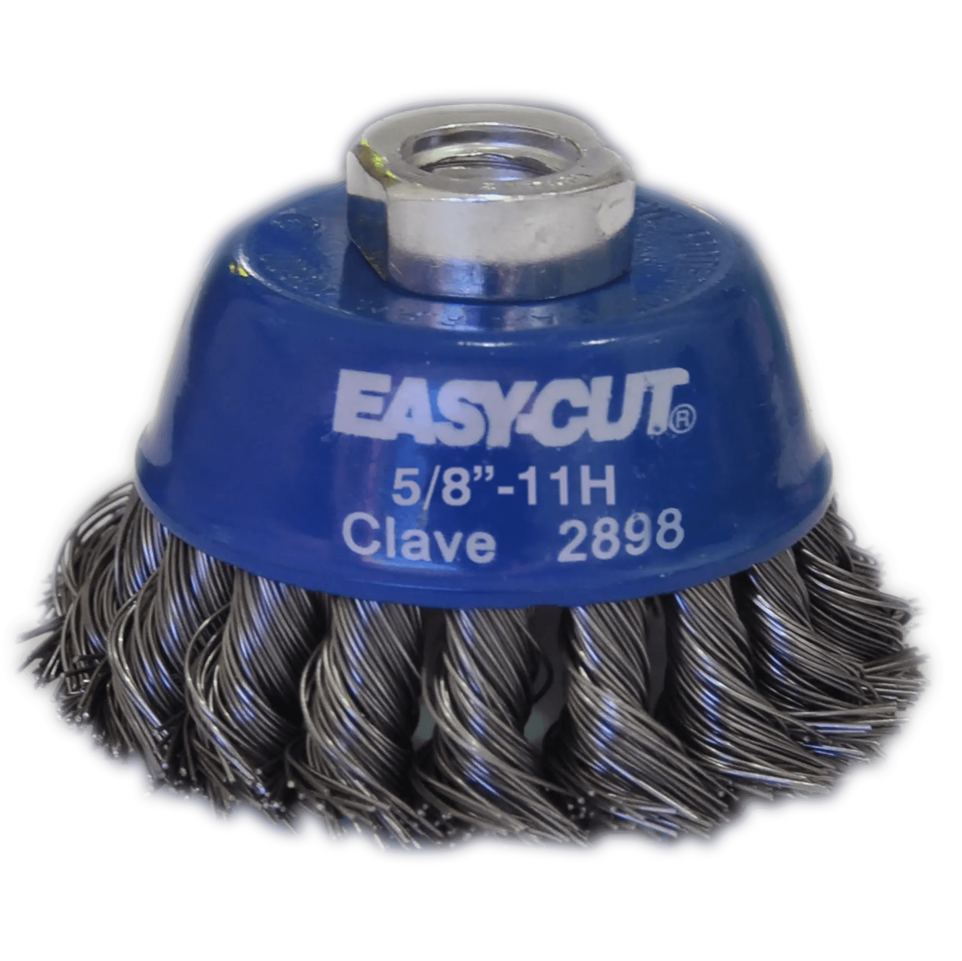Cepillo tipo copa trenzado de 75 x 0.50 x 15.9-11 mm para limpieza de metales y eliminaci¢n de soldadura, pintura, ¢xido, corrosi¢n, fundici¢n y cualquier adherencia Pro Weld Industrial