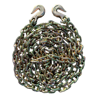 Cadena Con Ganchos 3/8  X 20 Pies Grado 80 Pro Weld Industrial