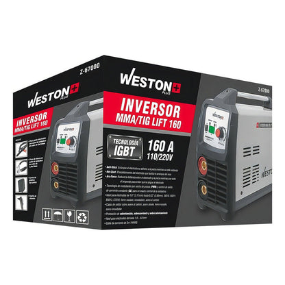 Soldadora Inversor Mma/tig 160amp 110/220v Weston Z-67000 Pro Weld Industrial