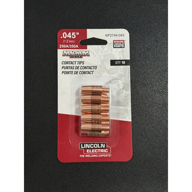 Puntas De Contacto .045 Lincoln Electric (kp2744-045) 20 Pz Pro Weld Industrial