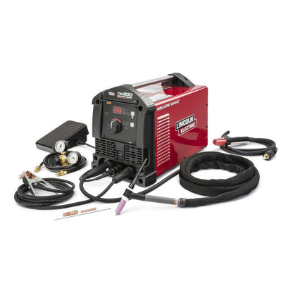 Soldadora Lincoln Electric Square Wave Tig 200 Color Rojo Pro Weld Industrial