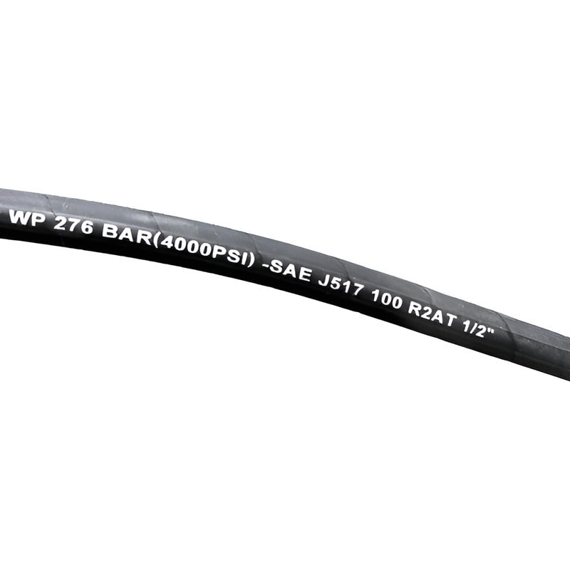 Manguera Hidraulica De 1/2 R2at 4000 Psi 5 Metros Rlc Negro Negro Pro Weld Industrial