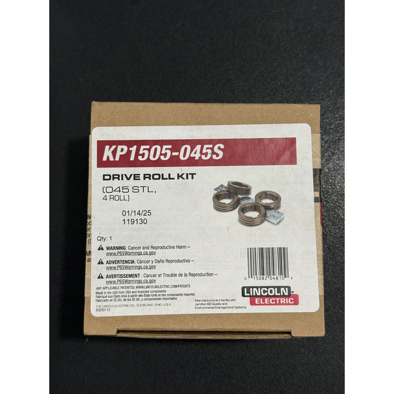 Kit De 4 Rodillos Lincoln .040-.045 (kp1505-045s) Pro Weld Industrial