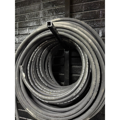 Manguera Hidraulica De 1/2 R2at 4000 Psi 50 Metros Rlc Negro Pro Weld Industrial