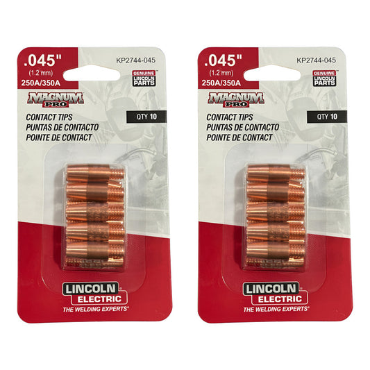 Puntas De Contacto .045 Lincoln Electric (kp2744-045) 20 Pz Pro Weld Industrial