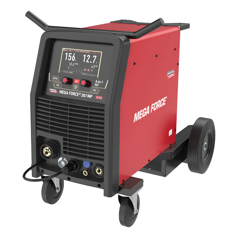 Maquina Para Soldar Multiprocesos Mega Force 257 Mp 220v Rojo