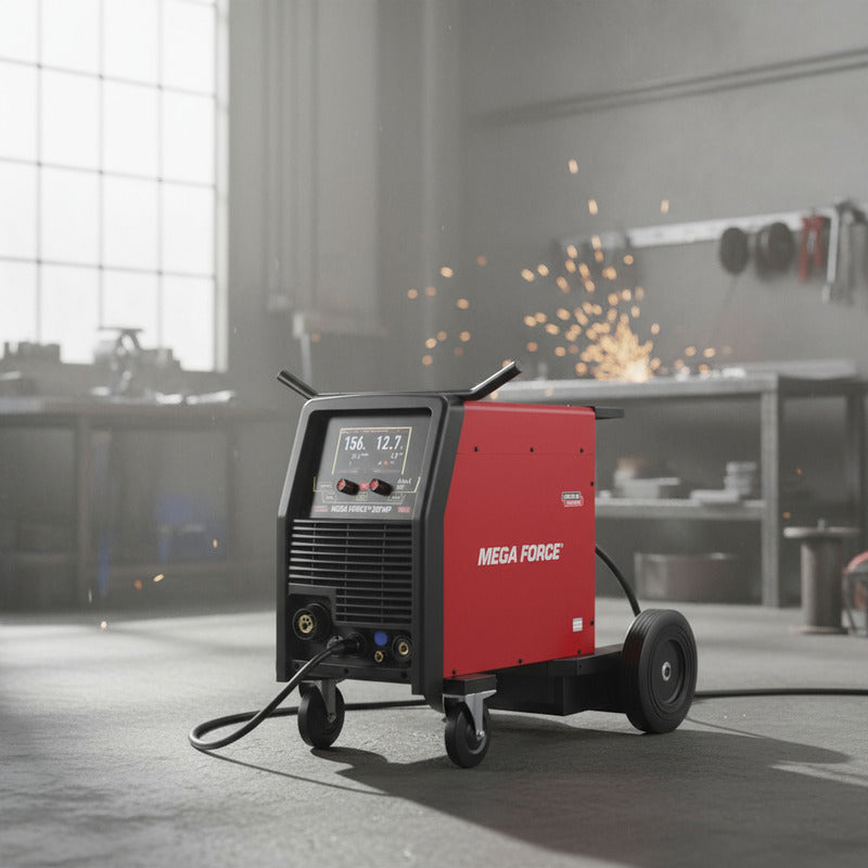 Maquina Para Soldar Multiprocesos Mega Force 257 Mp 220v Rojo