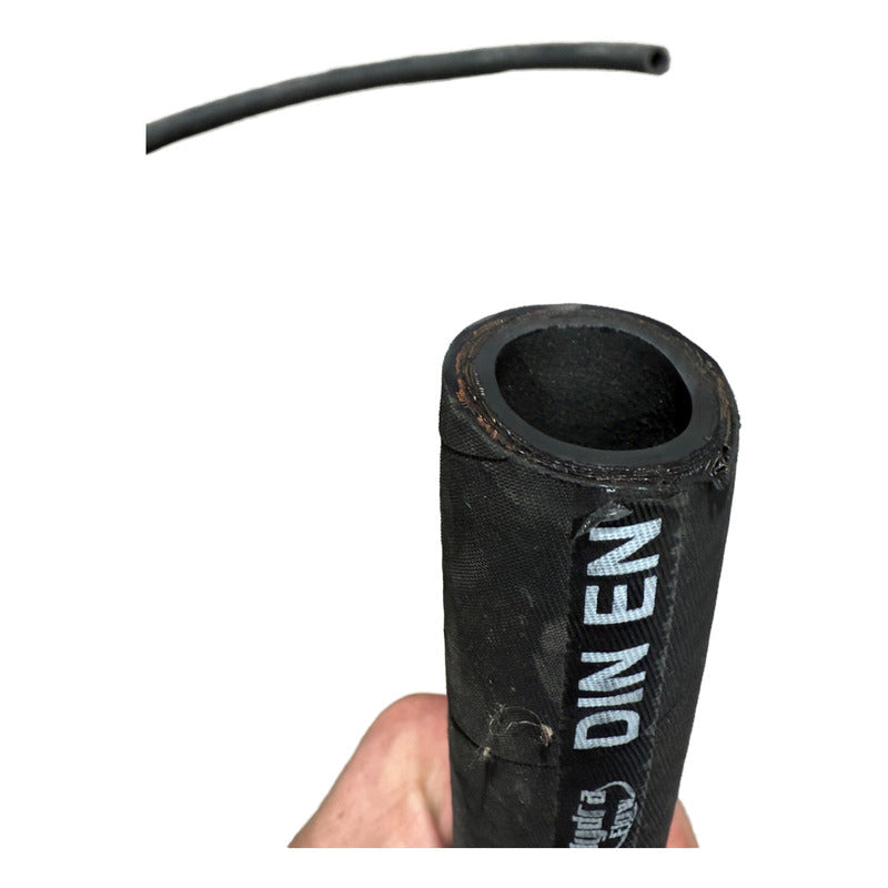 Manguera Hidraulica De 1  R2at 2,400 Psi 5 Metros Rlc Negro Pro Weld Industrial