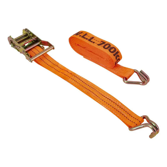 Banda Sujetador C/gancho 1.5 X15' 700kg Ton. Naranja Claro Pro Weld Industrial