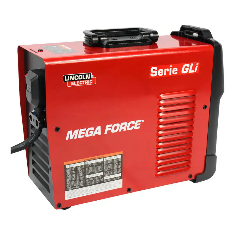 Soldadora Inverter Lincoln Electric Mega Force 175 Gli E Roja Stick Pro Weld Industrial