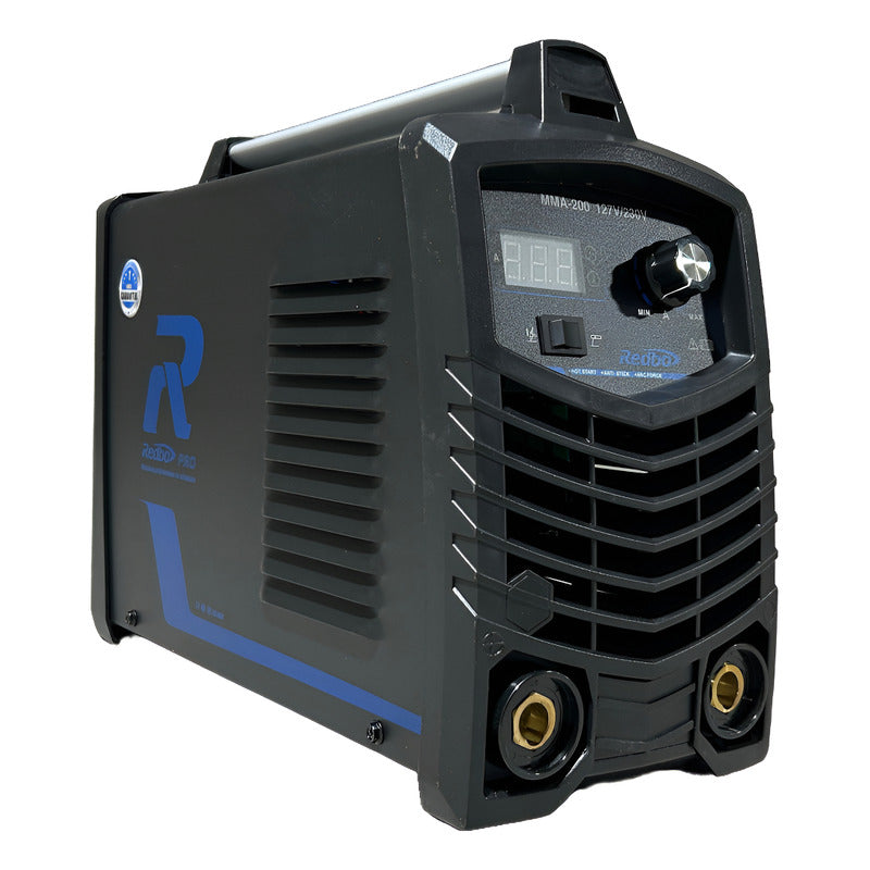 Soldadora Inversora Mma 200 110/220v Bi-voltaje Redbo Negro Redbo