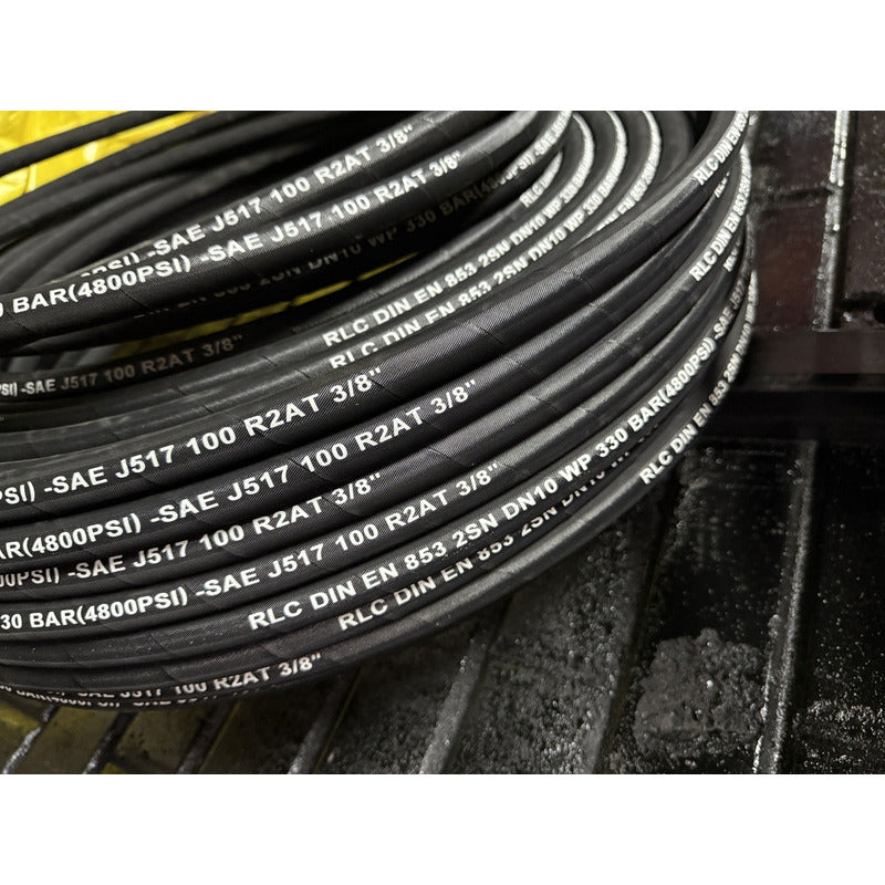 Manguera Hidraulica De 3/8  4,800 Psi Rlc 100 Metros Pro Weld Industrial