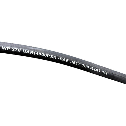 Manguera Hidraulica De 1/2 R2at 4000 Psi 50 Metros Rlc Negro Pro Weld Industrial