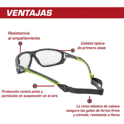 Lentes De Seguridad Comfort Marca Red Force Rf504283 Gris Pro Weld Industrial