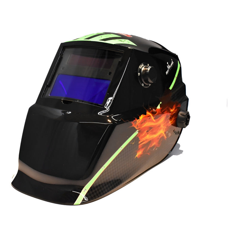 Careta Electrónica Lincoln Electric Red Force Mr Nitro Color Pro Weld Industrial
