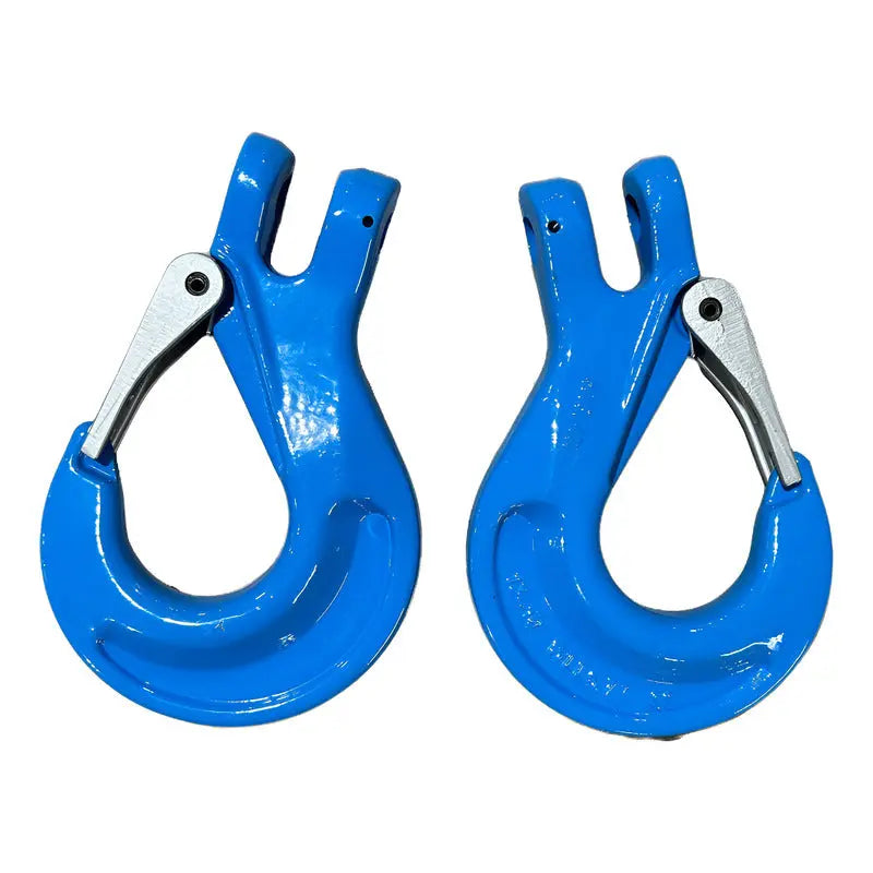 Kit De 2 Ganchos Azules Para Cadena 1/2 Grado 100 Pro Weld Industrial