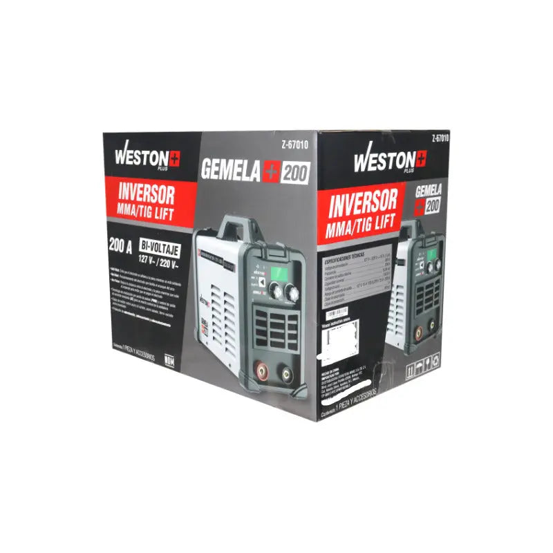 Soldadora Inverter Weston Z-67010 Color Gris/negro Pro Weld Industrial
