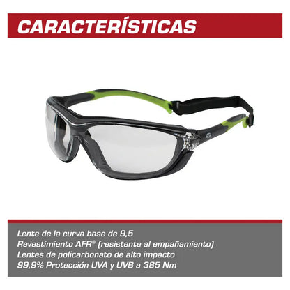 Lentes De Seguridad Comfort Marca Red Force Rf504283 Gris Pro Weld Industrial