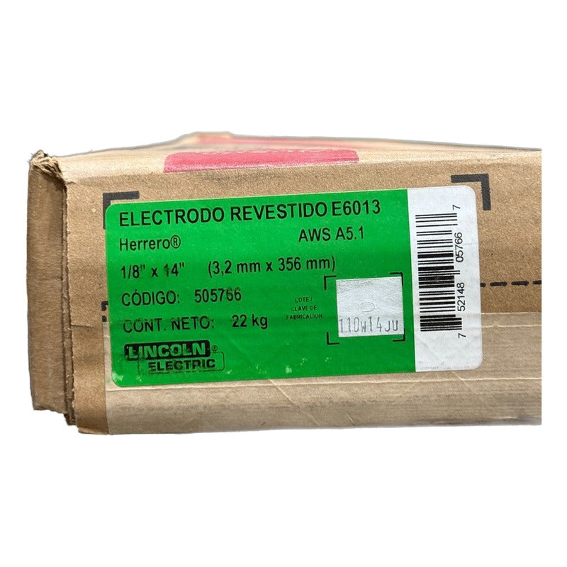 Electrodo Revestido 6013 - 1/8 X 14  Lincoln Electric 5 Kg Gris Oscuro LINCOLN ELECTRIC