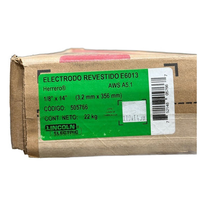 Electrodo Revestido 6013 - 1/8 X 14  Lincoln Electric 5 Kg Gris Oscuro LINCOLN ELECTRIC