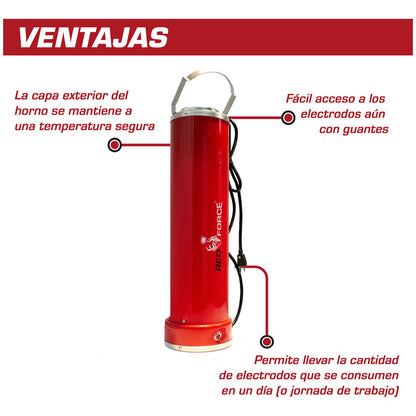 Horno Para Electrodo Red Force Rf57333 10kg, 110v Rojo LINCOLN ELECTRIC
