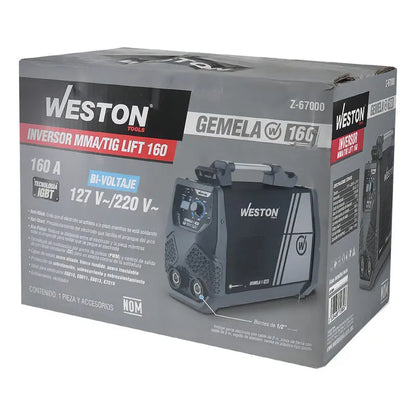 Soldadora Inverter Weston Z-67000 Color Gris Pro Weld Industrial