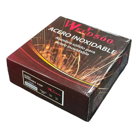 Soldadura Microalambr Acero Inox. 308 15 Kilos .035 Weld 500 Gris Pro Weld Industrial