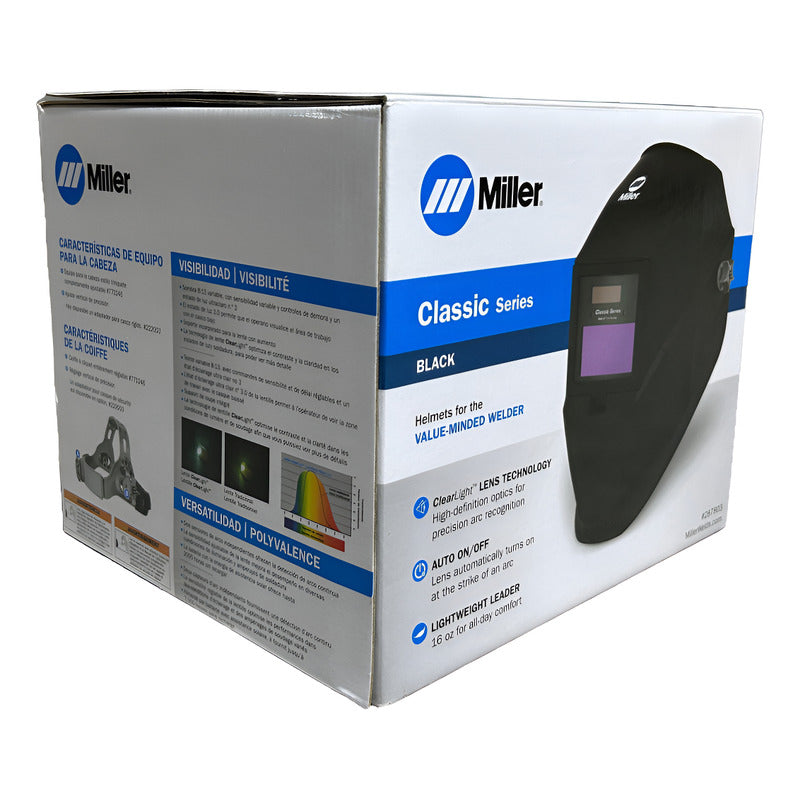 Careta Black Miller Classic Negro Pro Weld Industrial