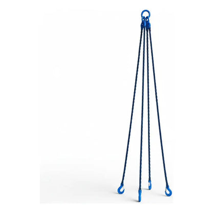 Eslinga De Cadena Ajustable 5/16 X 8 Pies Cuádruple G100 Azul Acero PW INDUSTRIAL