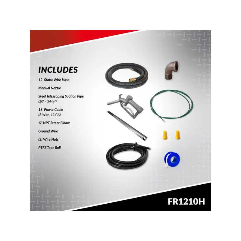 Bomba Transferencia De Combustible 12 Volts Fill Rite 15 Gpm Pro Weld Industrial