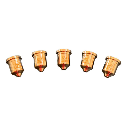 5 Nozzles Para Hypertherm 220819 Power Max 65, 85, 105 Pro Weld Industrial