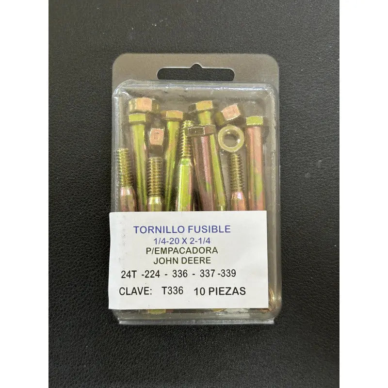 Tornillo Fusible Para Empacadora John Deere 336,337 (10 Pcs Pro Weld Industrial