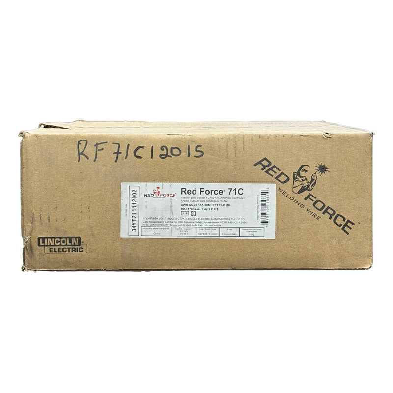 Micro Alambre Tubular 71c 15 Kg .045  Lincoln Electric Gris Pro Weld Industrial