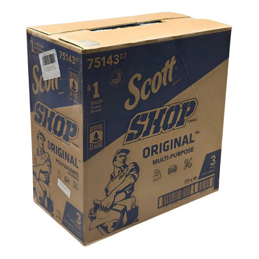 Scott Shop Towel Caja Con 30 Rollos Azul Acero Pro Weld Industrial