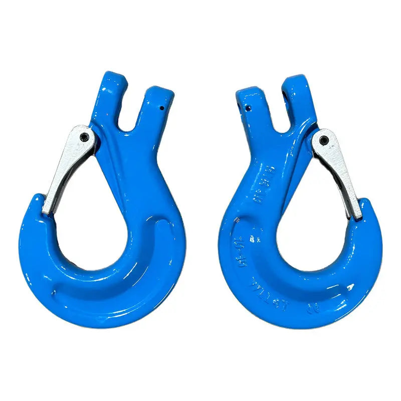 Kit De 2 Ganchos Azules Para Cadena 3/8 Grado 100 Pro Weld Industrial
