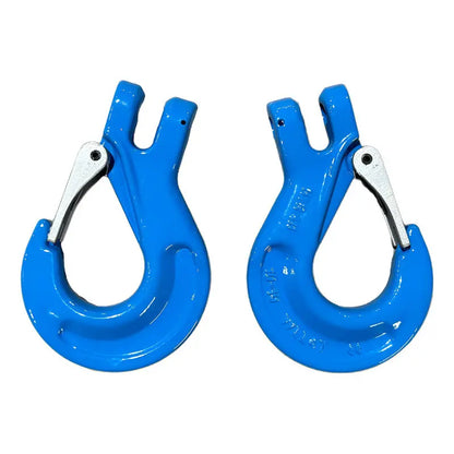 Kit De 2 Ganchos Azules Para Cadena 3/8 Grado 100 Pro Weld Industrial