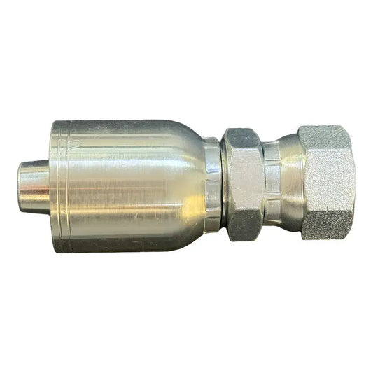 Conector Para Manguera Hidraulica 1/2 Jic X 1/2 Mang. 6 Piez Niquelado RLC