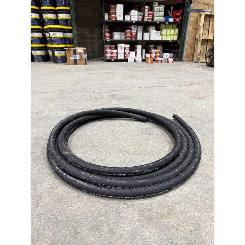 Manguera Hidraulica De 3/4  3,118 Psi Rlc 10 Metros Negro Pro Weld Industrial