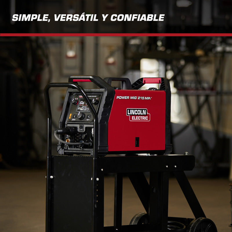 Maquina Soldadora Multiprocesos 215 Mpi Lincoln Electric Rojo Pro Weld Industrial