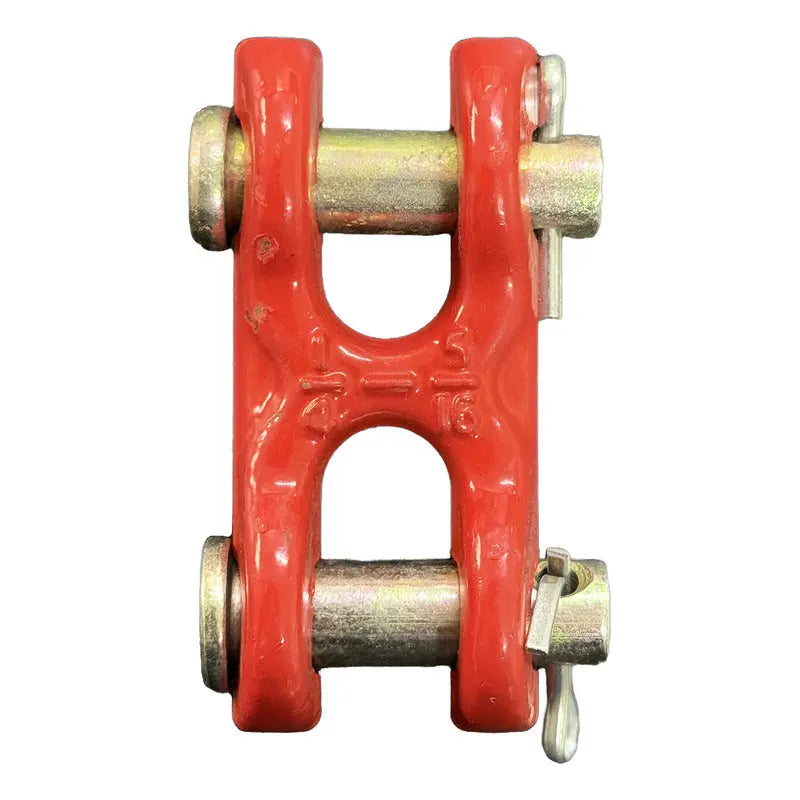 Kit De 4 Uniones Acople Para Cadena 1/4 / 5/16 Grado 70 Rojo PW INDUSTRIAL
