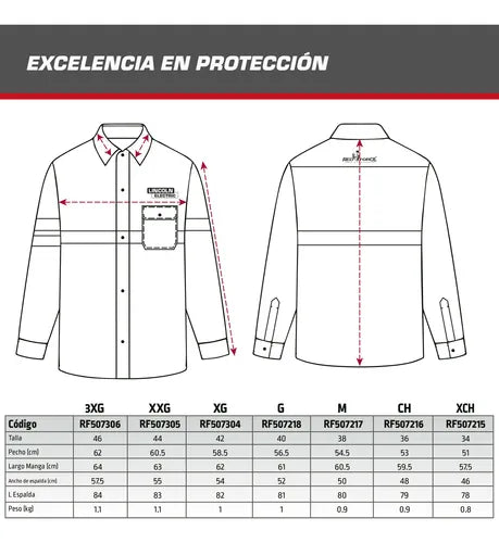 Camisola Para Soldador Mezclilla Reflejante 100% Algodon Azul